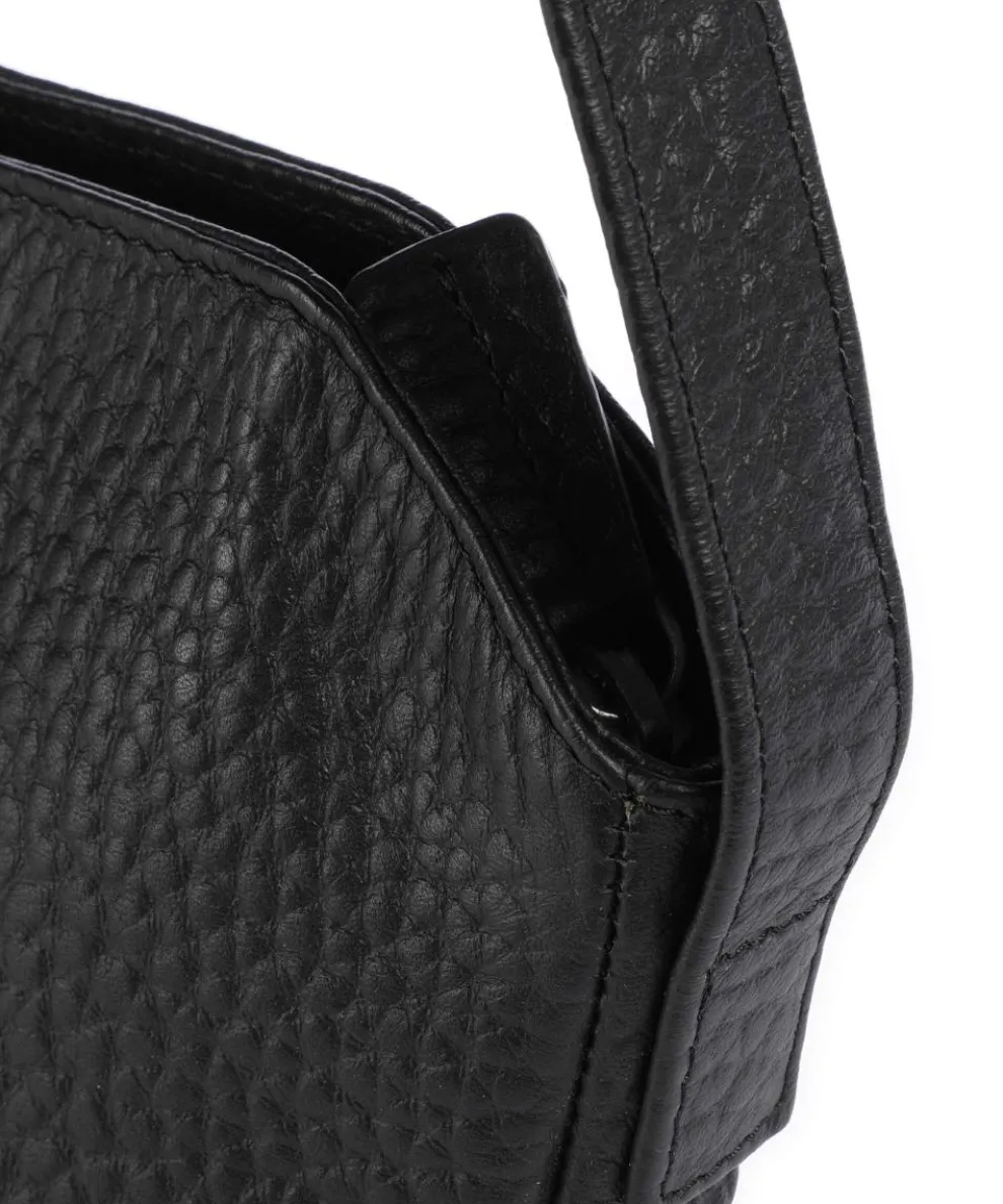 Hirsch Orania Crossbody bag grained leather black