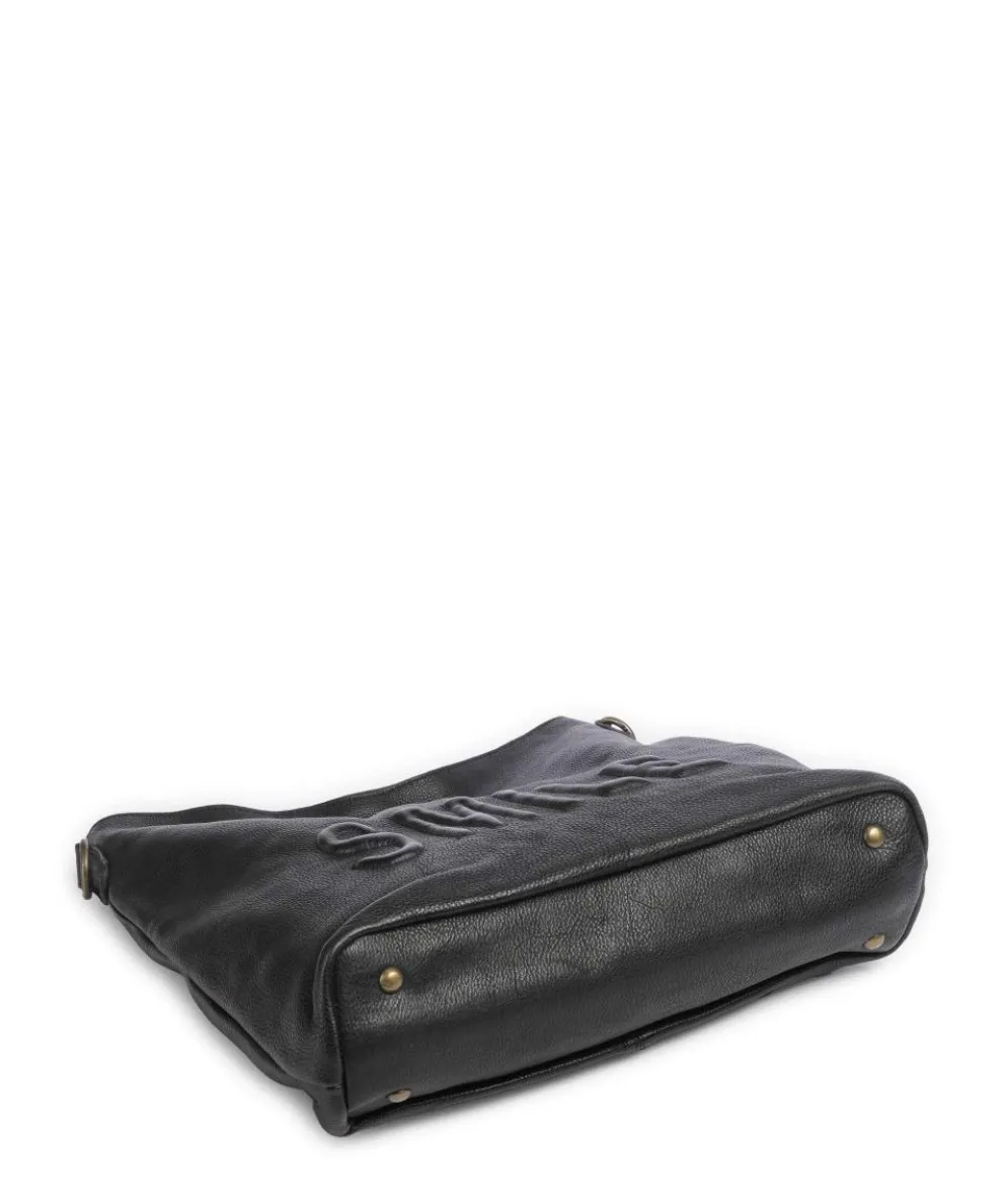 Paoliweg 2 Hobo bag grained cow leather black