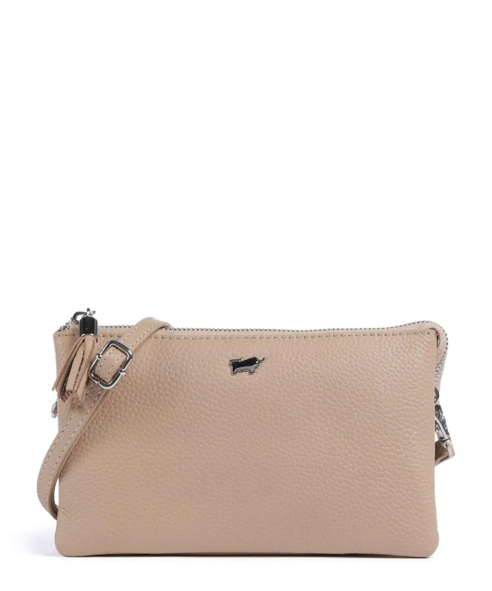 Hanna Crossbody bag grained cow leather beige