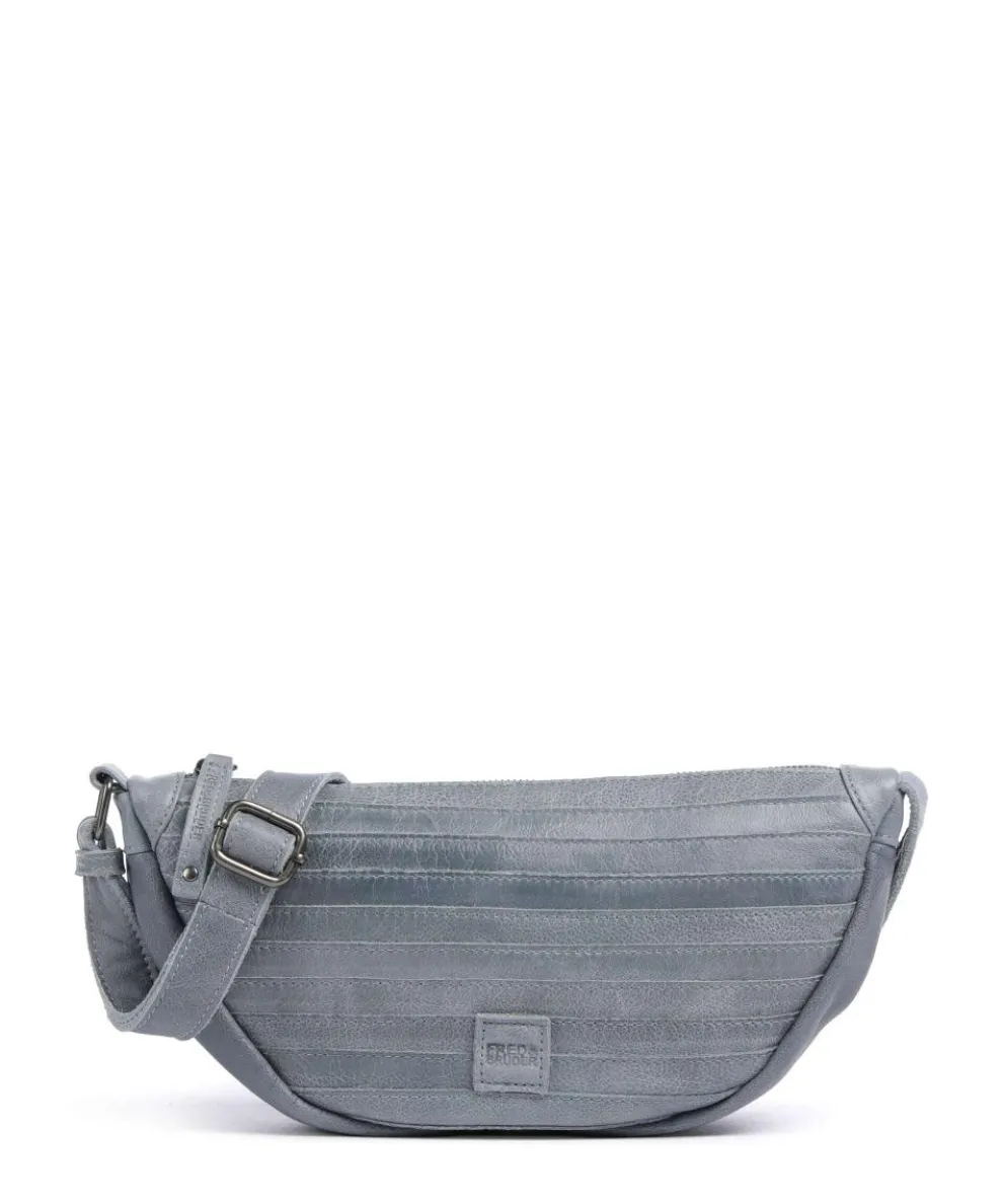 Bestseller Crossbody bag grained leather light blue