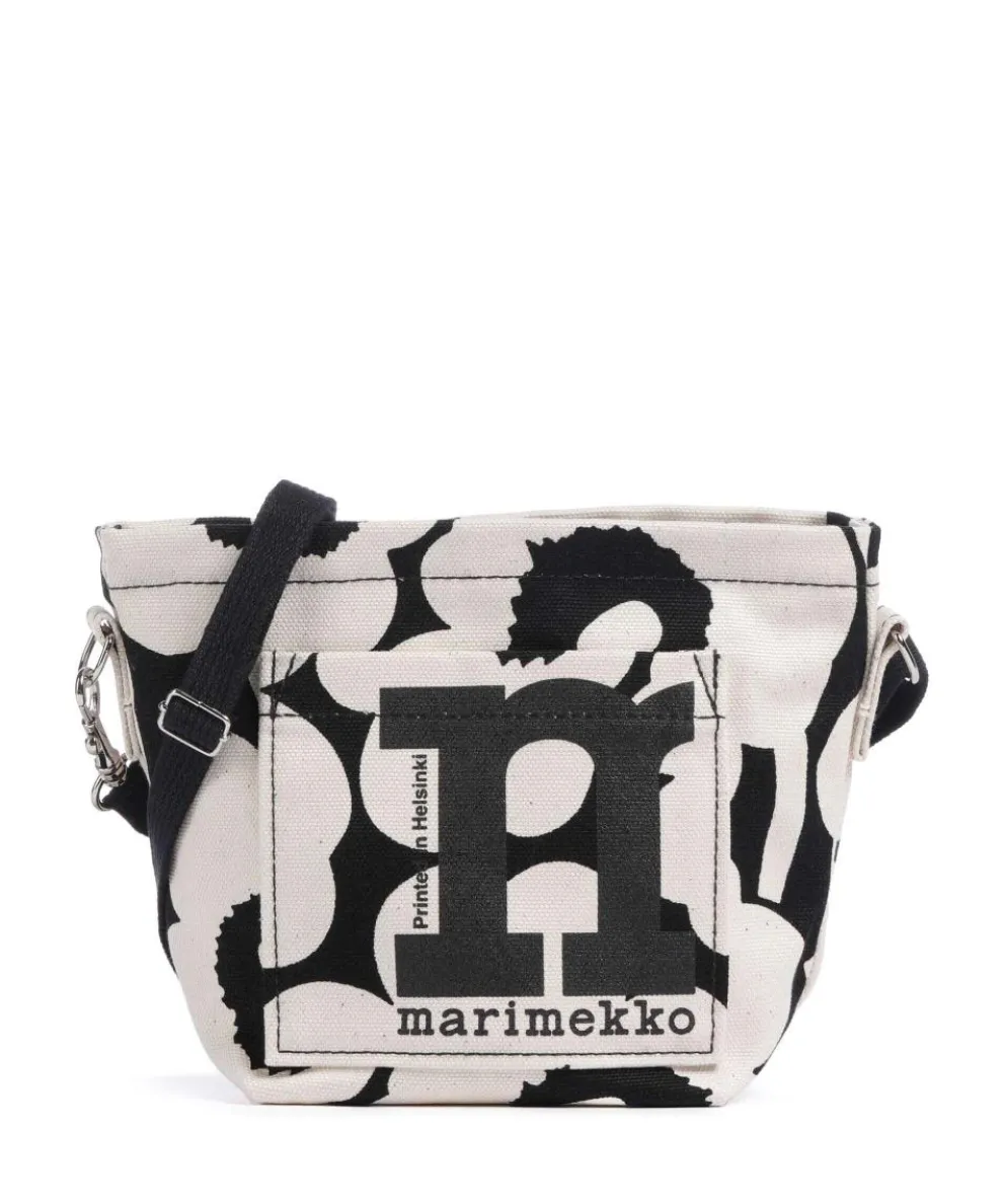Unikko Mono Mini Crossbody bag canvas nature/black