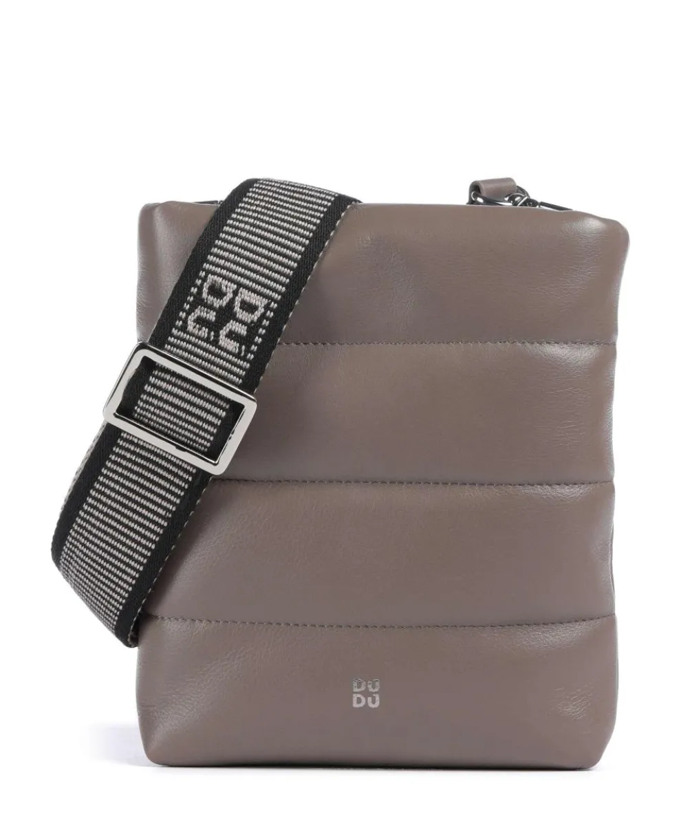 Falkland Crossbody bag fine grain leather taupe
