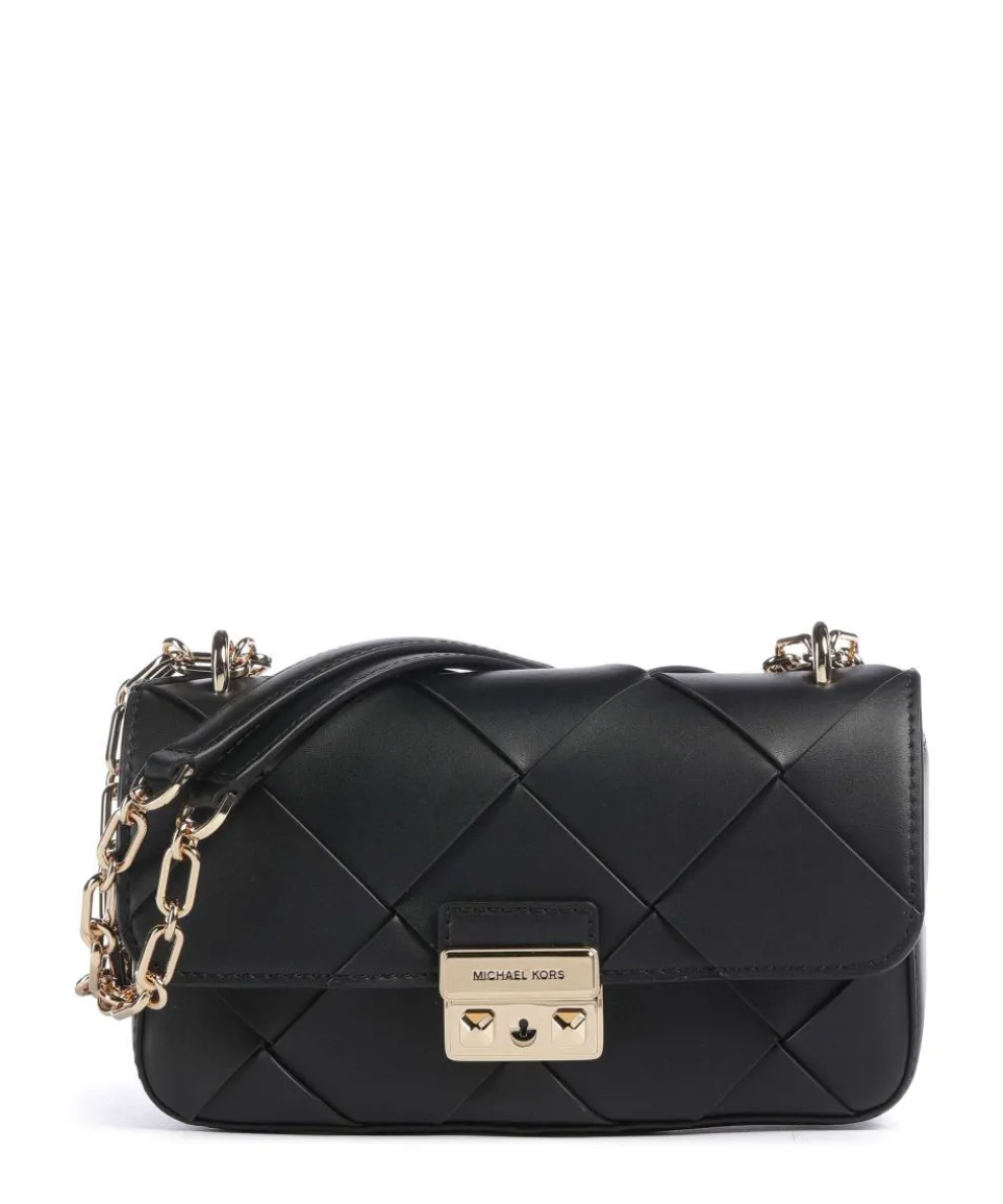 Tribeca Shoulder bag fine grain leather black