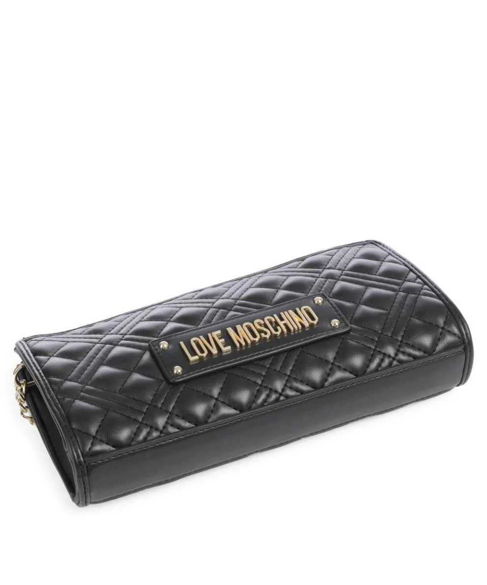 Quilted Shoulder bag imitation leather black