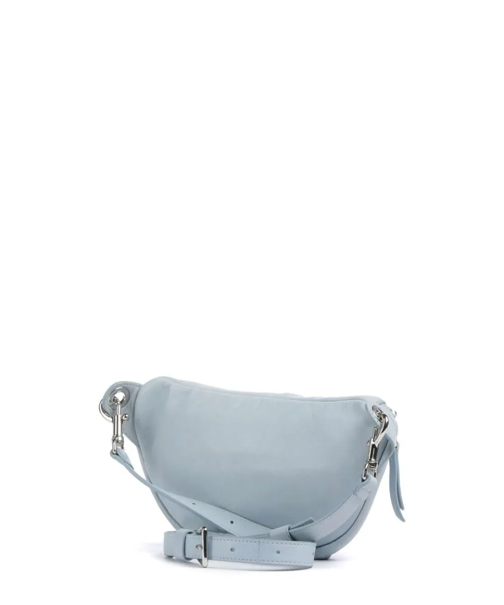 Tavia Sheep Natural M Fanny pack sheepskin leather light blue