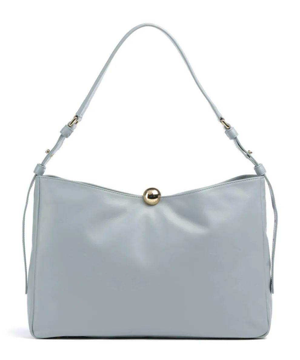 Sfera Soft L Hobo bag nappa calfskin blue-grey