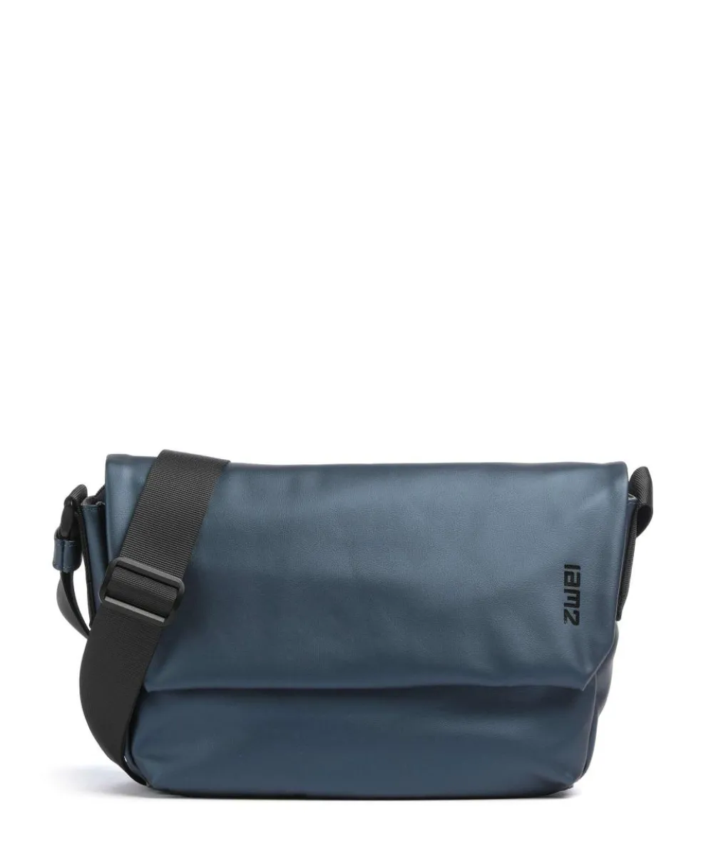 Cargo Messenger bag imitation leather dark blue