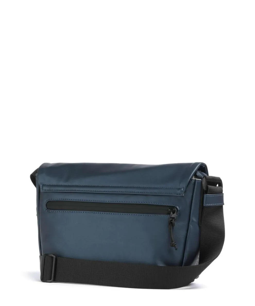 Cargo Messenger bag imitation leather dark blue