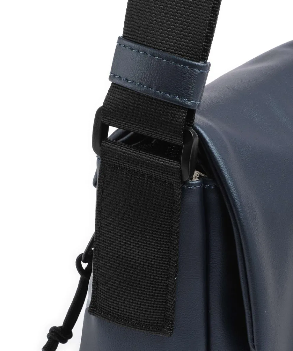 Cargo Messenger bag imitation leather dark blue