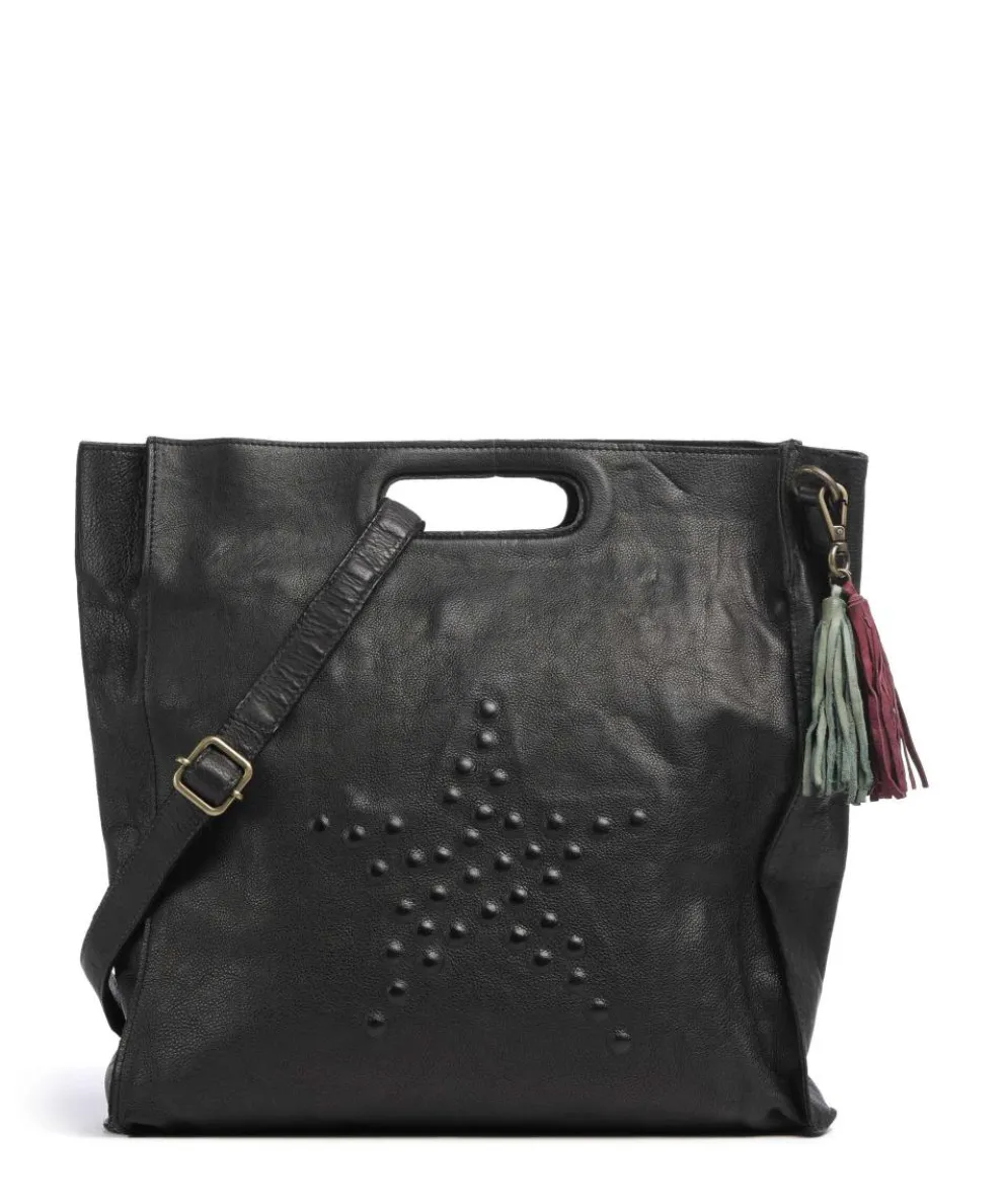 Sternbergstraße 1 Handbag grained cow leather black