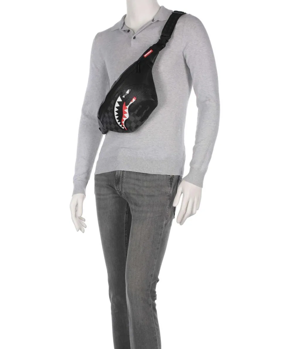 Unfinished Shark Fanny pack hard synthetic black