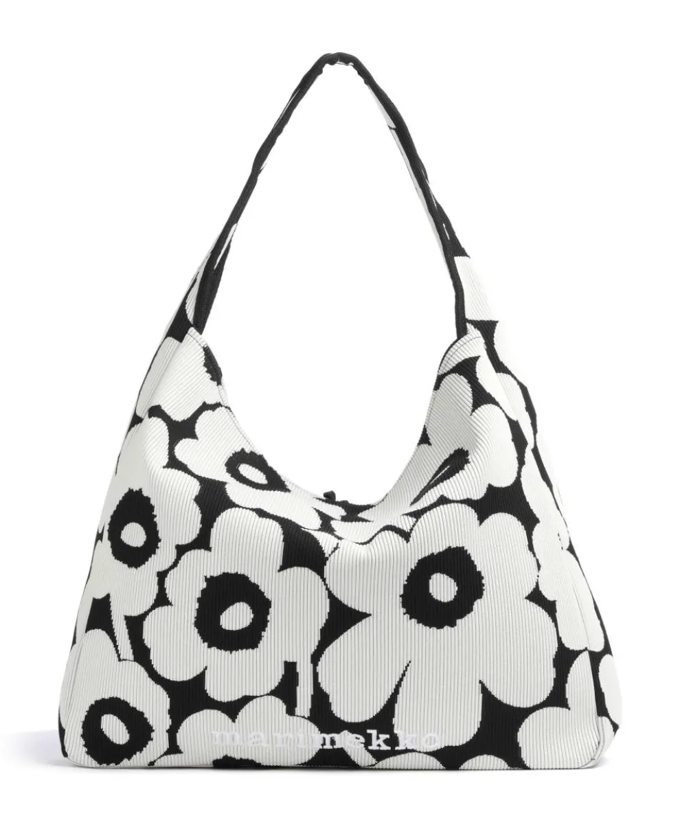 Unikko Knitted Hobo bag cotton black/white