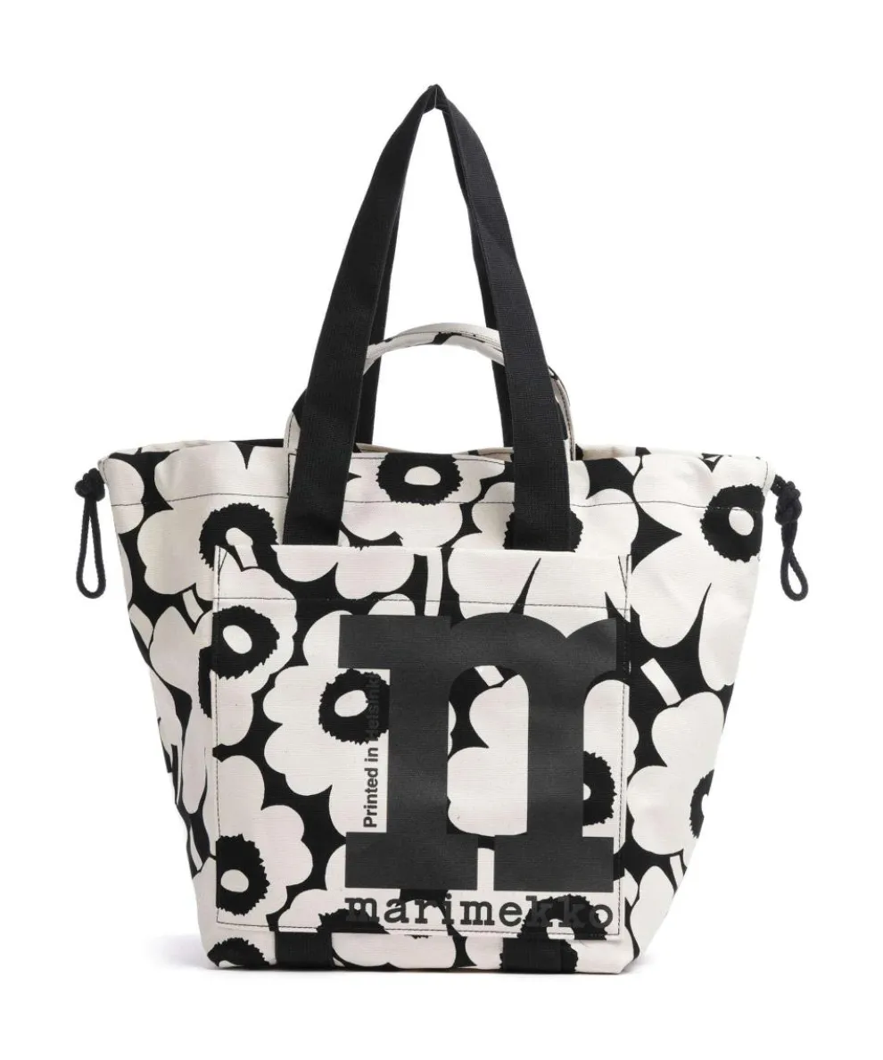 Unikko Mono City Tote bag canvas nature/black