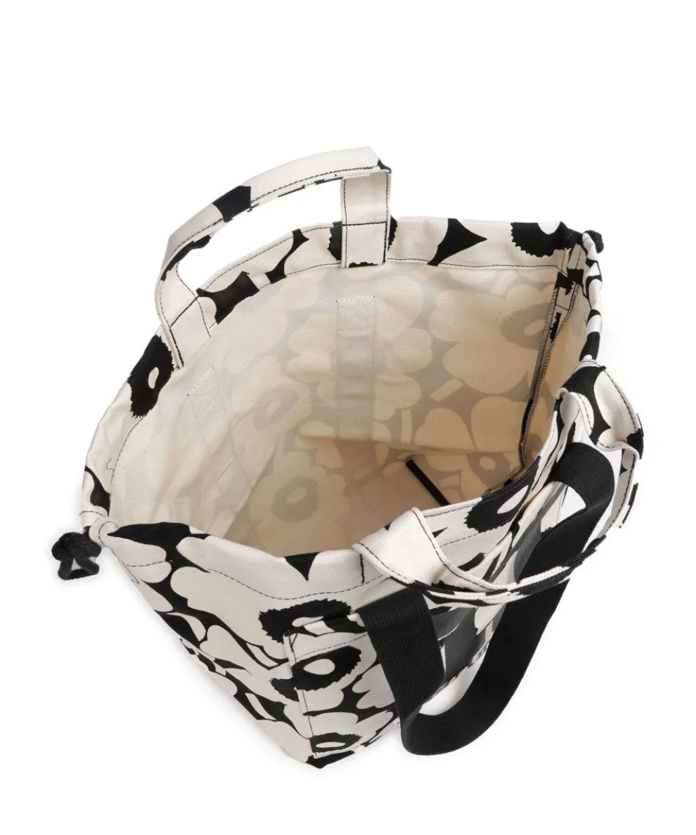 Unikko Mono City Tote bag canvas nature/black