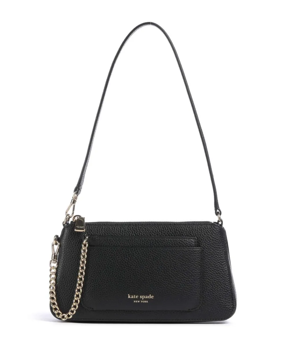 Ava Shoulder bag grained cow leather black