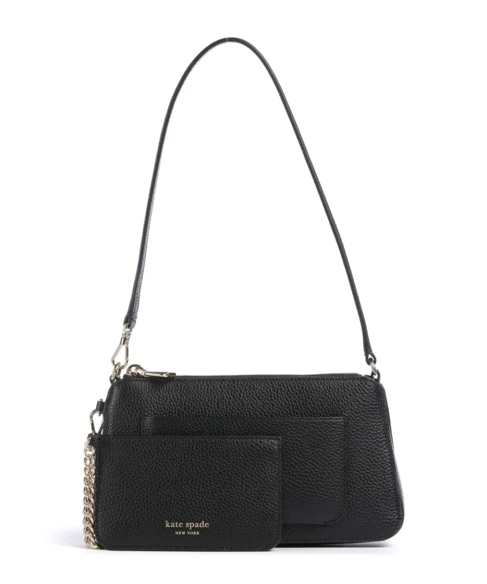 Ava Shoulder bag grained cow leather black