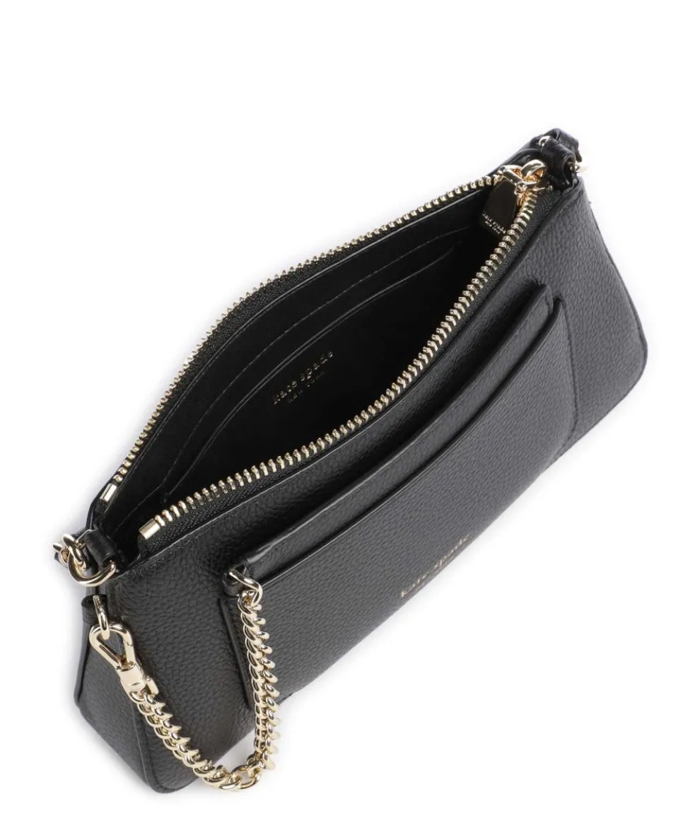 Ava Shoulder bag grained cow leather black