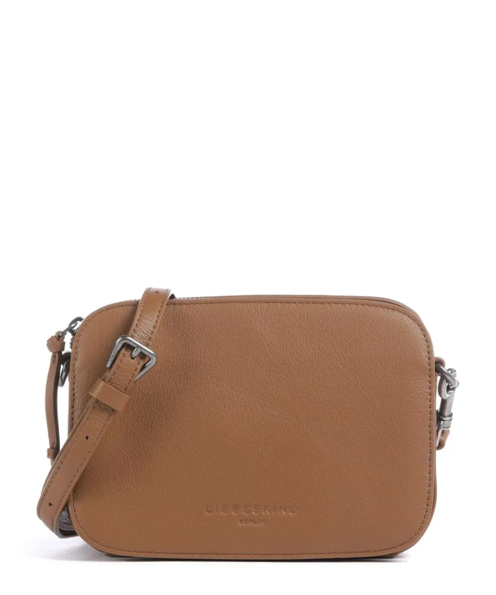 Luka Harris Crossbody bag grained leather brown