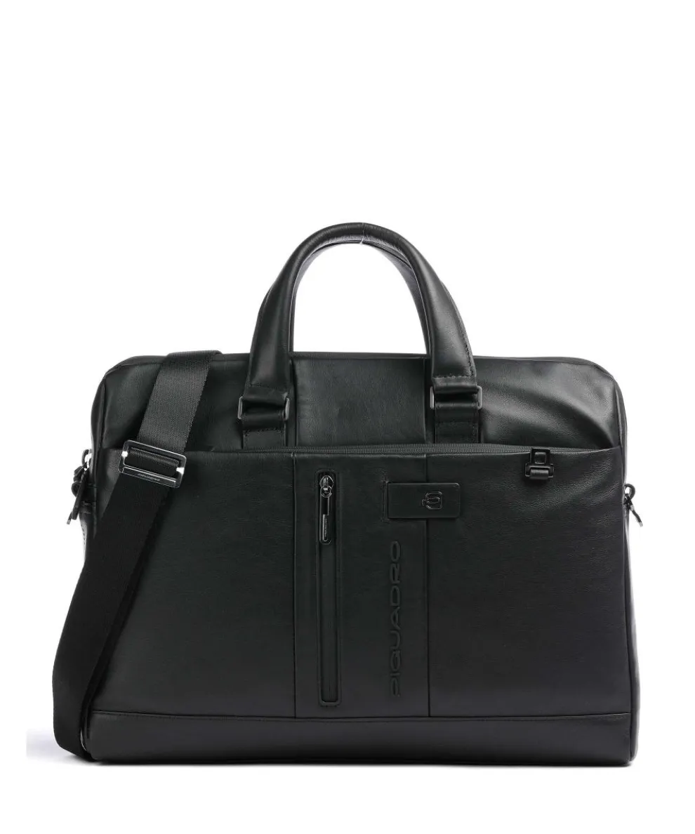 Urban Briefcase 15″ grained cow leather black
