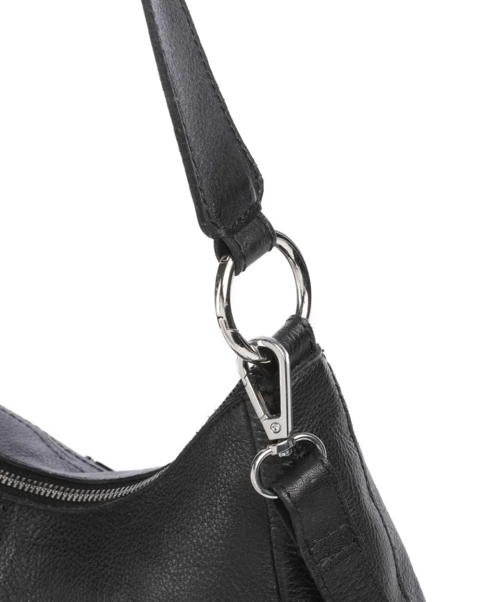 Salvatorianerplatz 3 Shoulder bag grained cow leather black