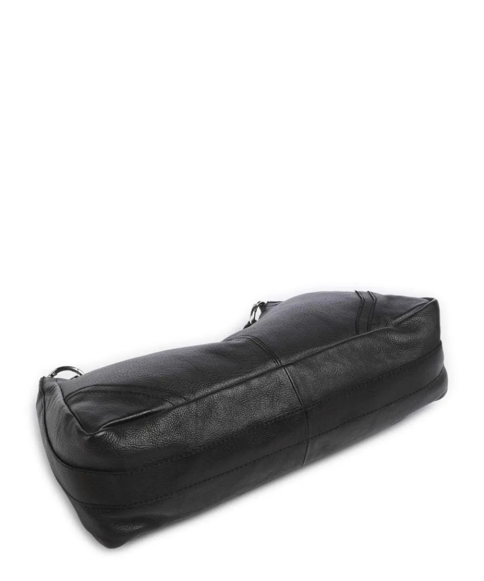 Salvatorianerplatz 3 Shoulder bag grained cow leather black
