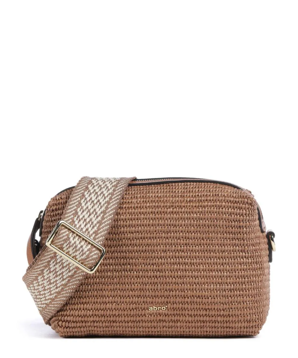 Raffia Kaia Crossbody bag bast brown