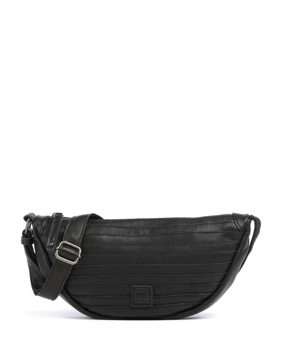 Bestseller Crossbody bag grained leather black