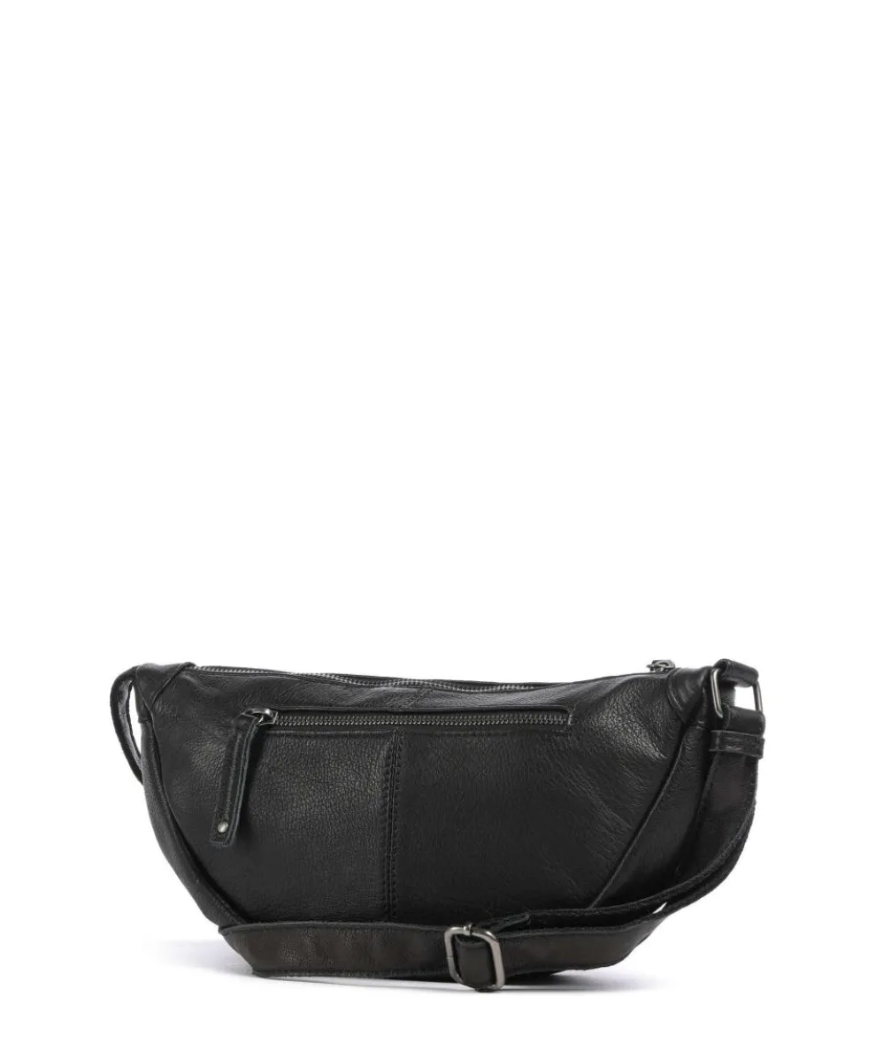Bestseller Crossbody bag grained leather black