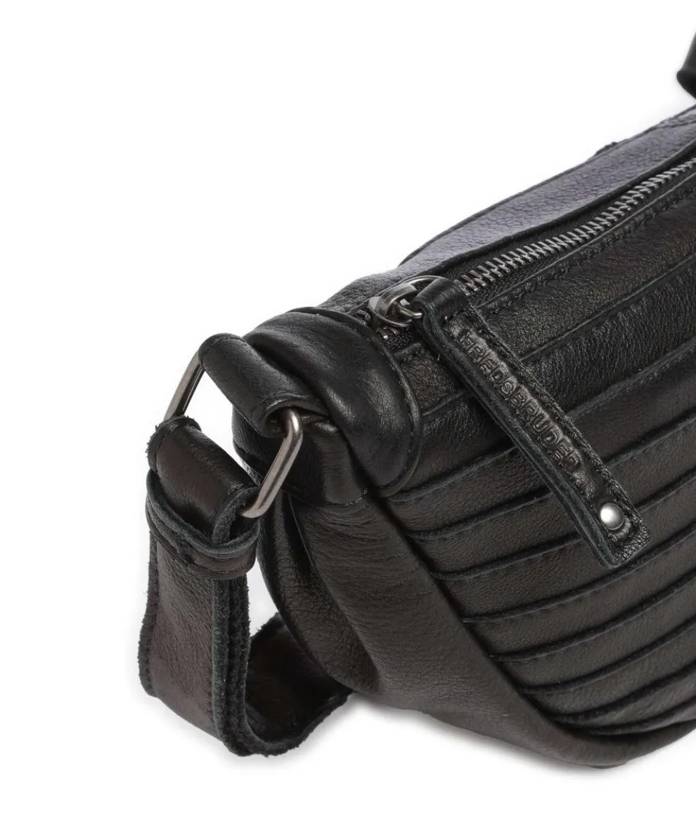 Bestseller Crossbody bag grained leather black