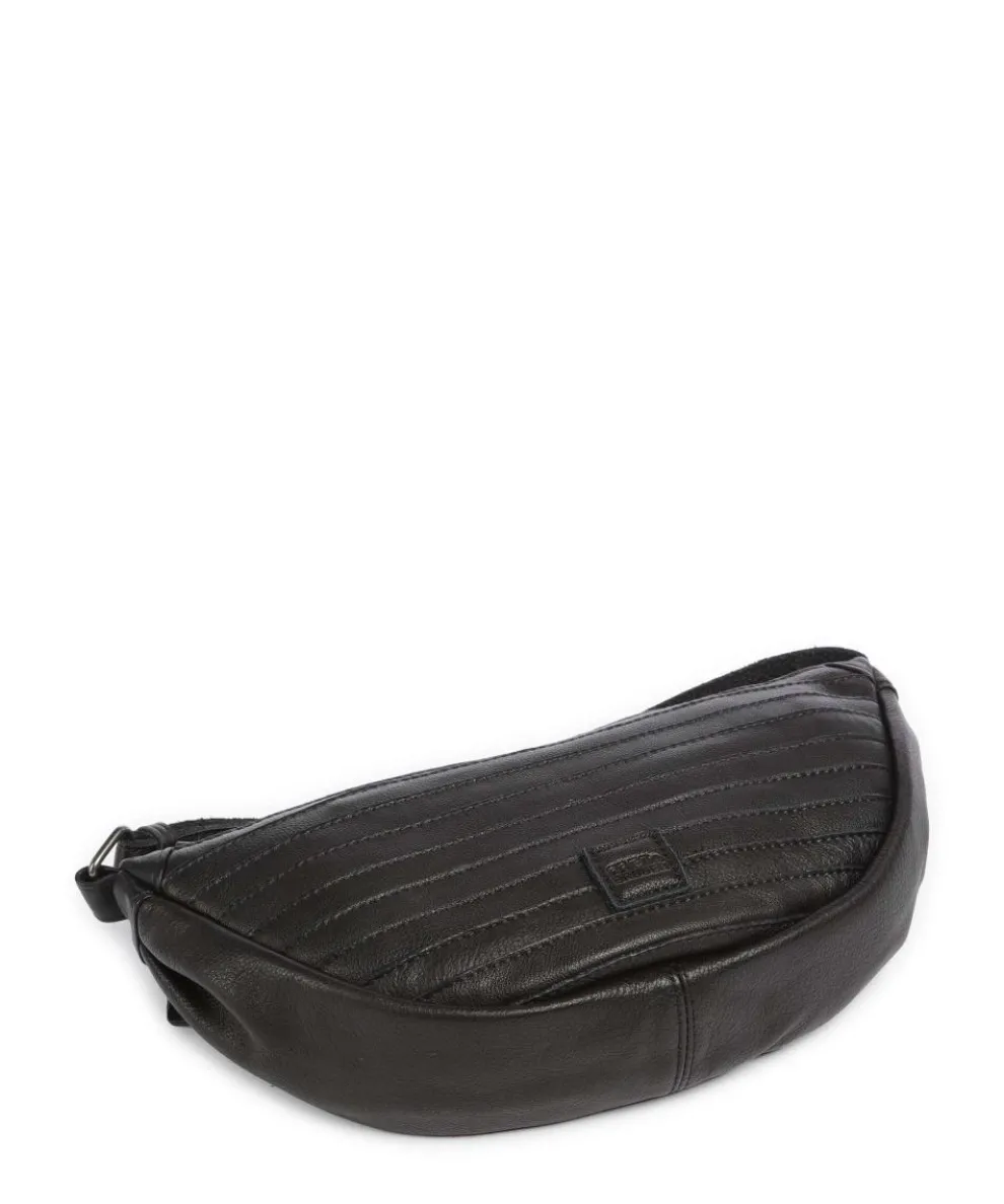 Bestseller Crossbody bag grained leather black