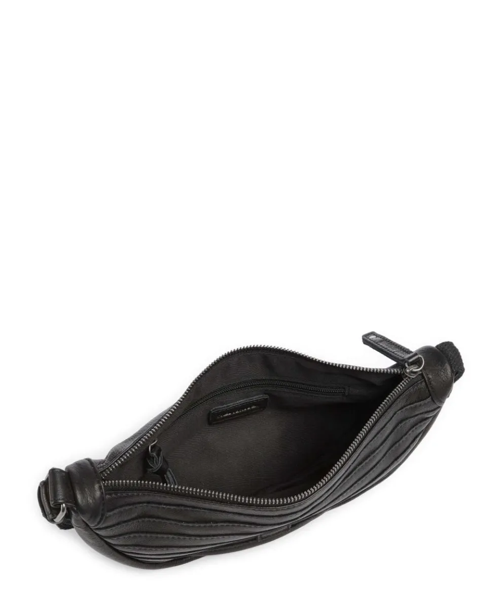 Bestseller Crossbody bag grained leather black