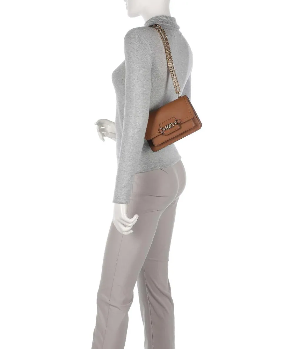 Heather Shoulder bag fine grain cow leather brown