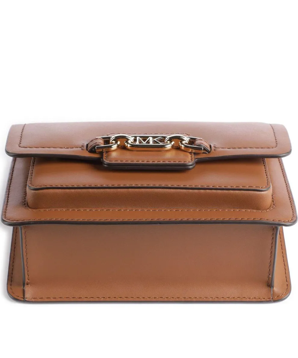 Heather Shoulder bag fine grain cow leather brown