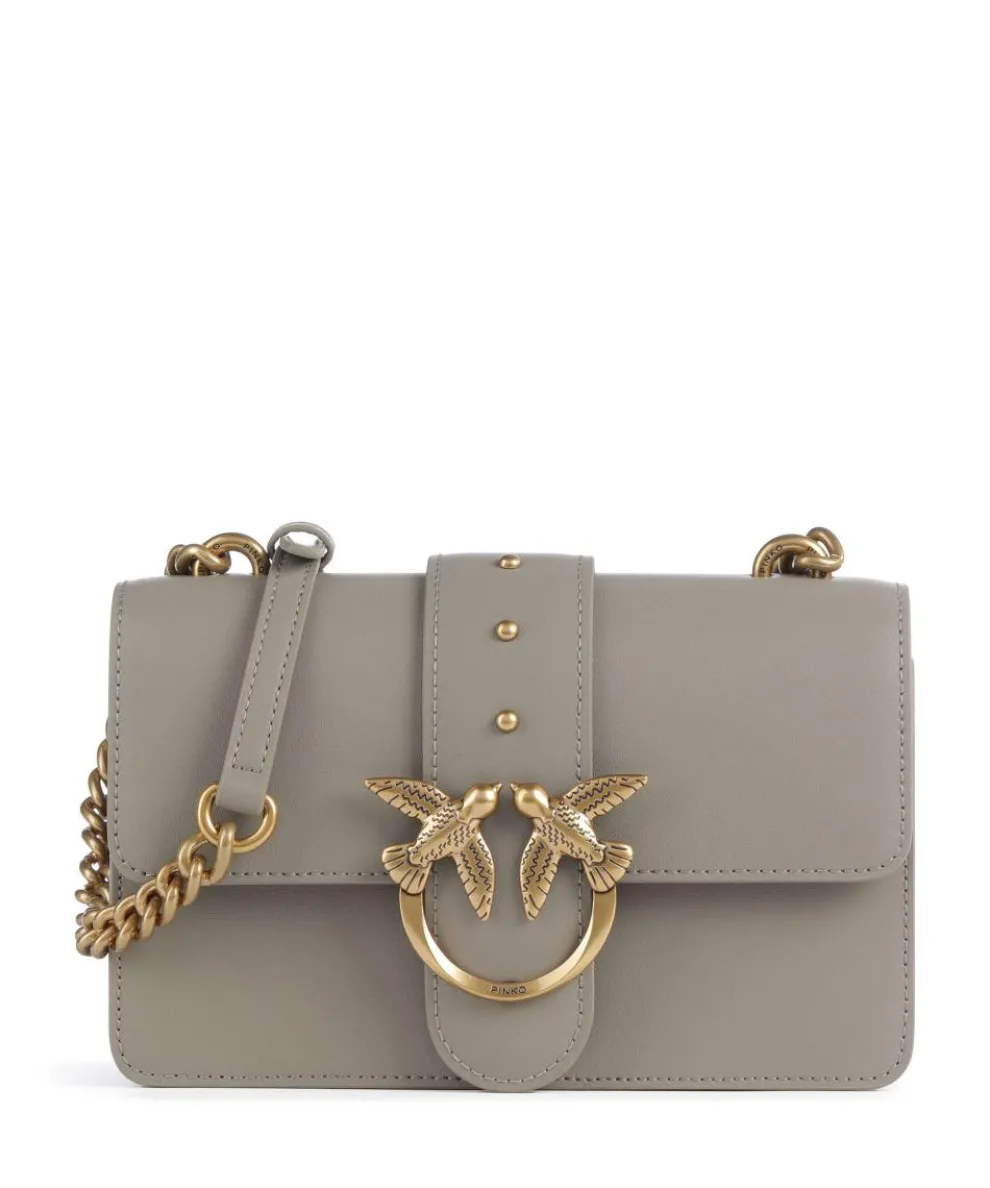 Love One Mini Crossbody bag softly grained calfskin taupe