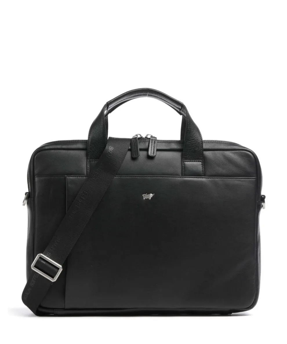Golf 2.0 Briefcase 15″ fine grain cow leather black
