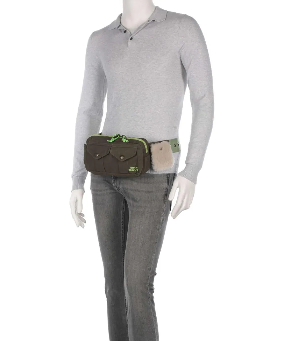 Waxed Cotton Fanny pack cotton khaki