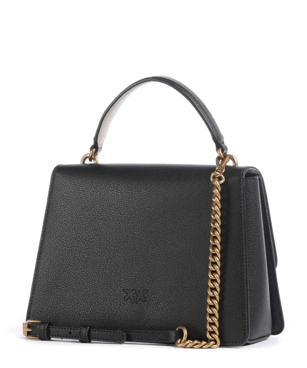 Love One Classic Handbag grained leather black