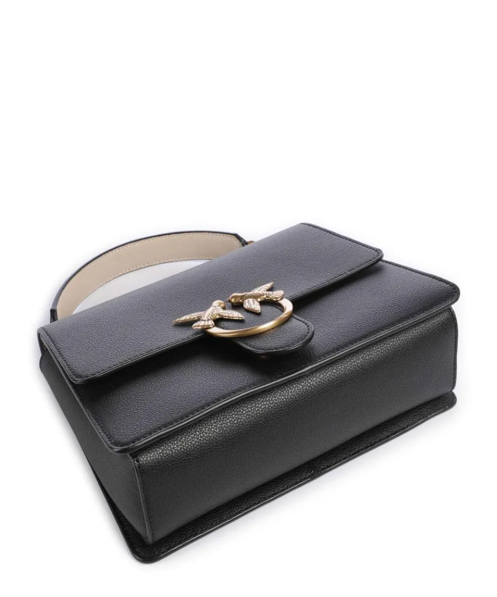 Love One Classic Handbag grained leather black