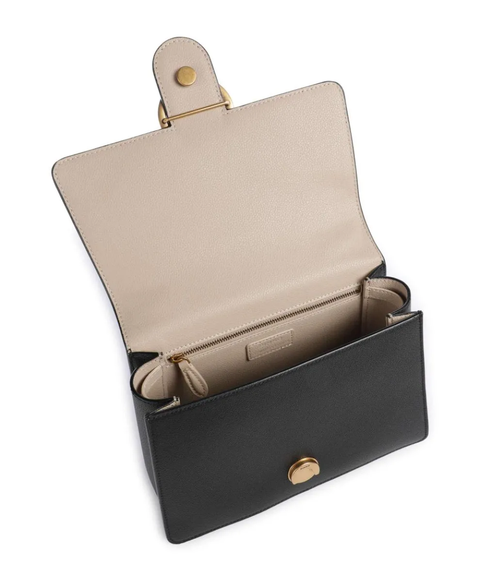 Love One Classic Handbag grained leather black