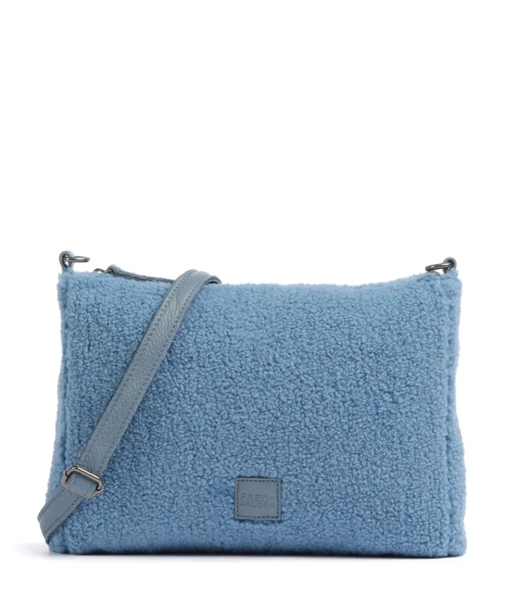 Cuddle Shoulder bag faux fur light blue