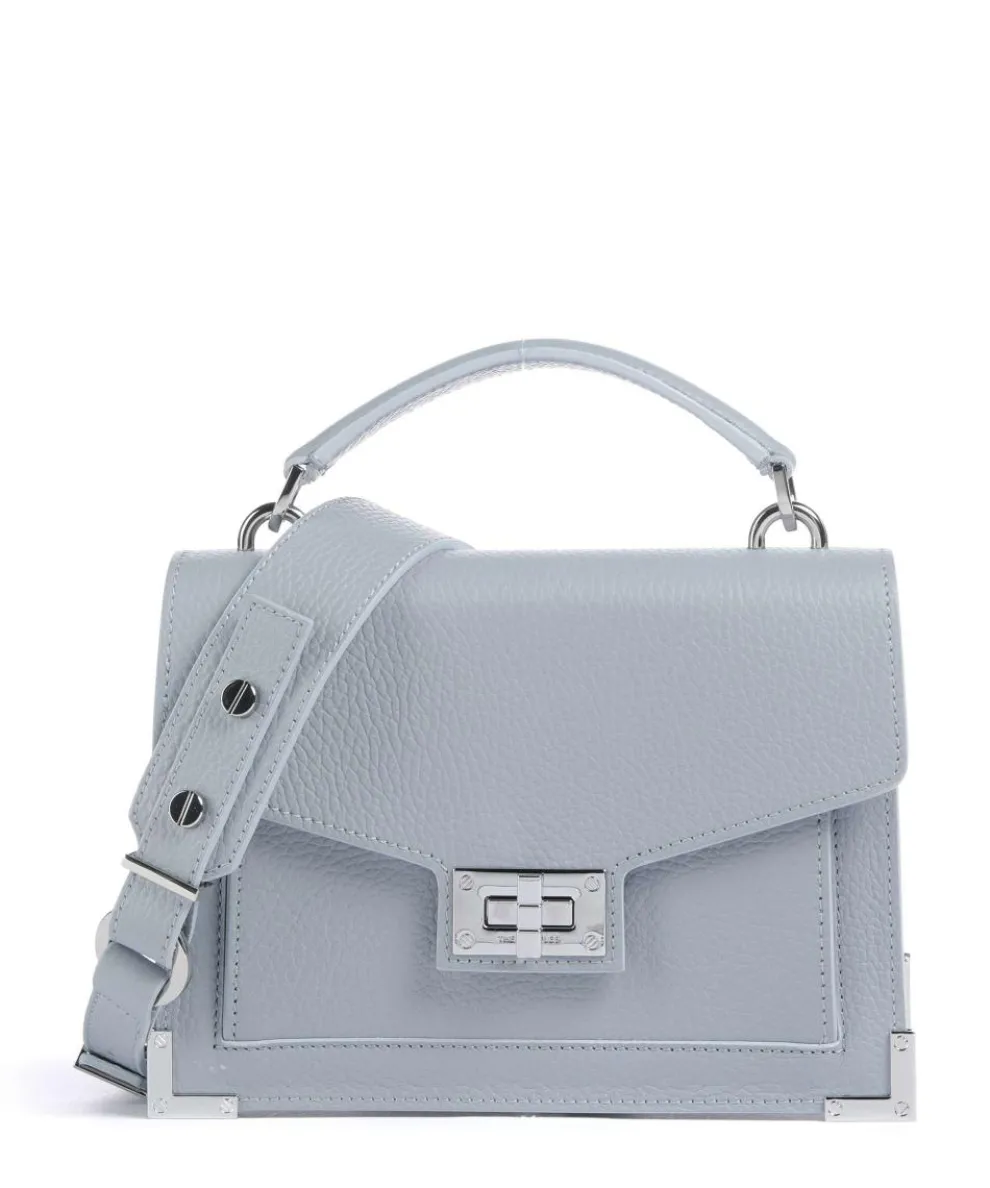 Emily Crossbody bag grained cow leather light blue