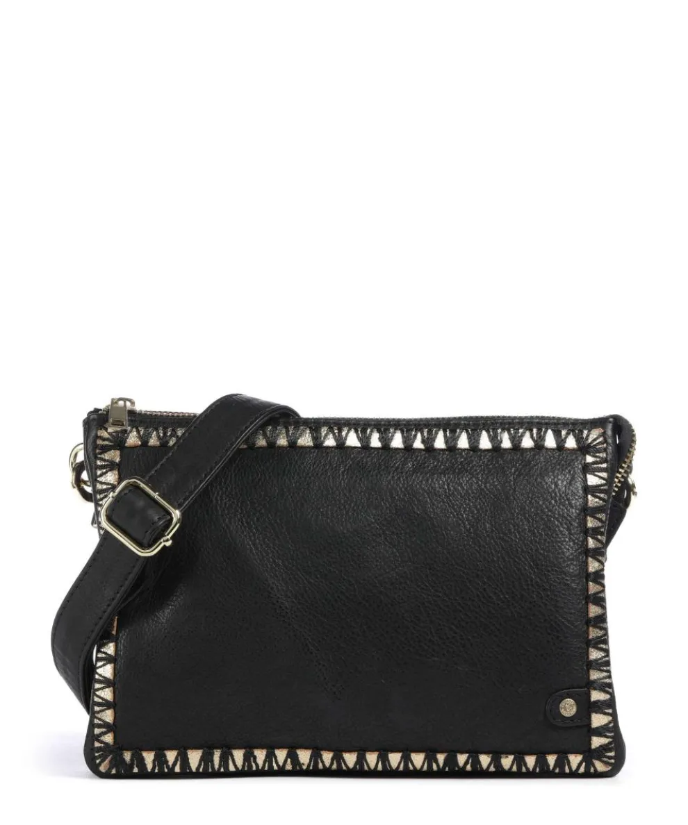 Golden Magic Crossbody bag grained leather black