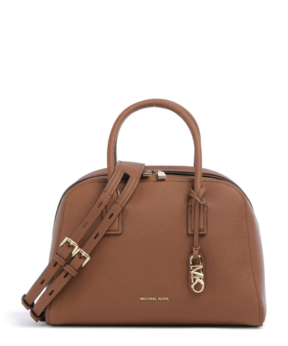 Ashton Medium Handbag grained cow leather brown