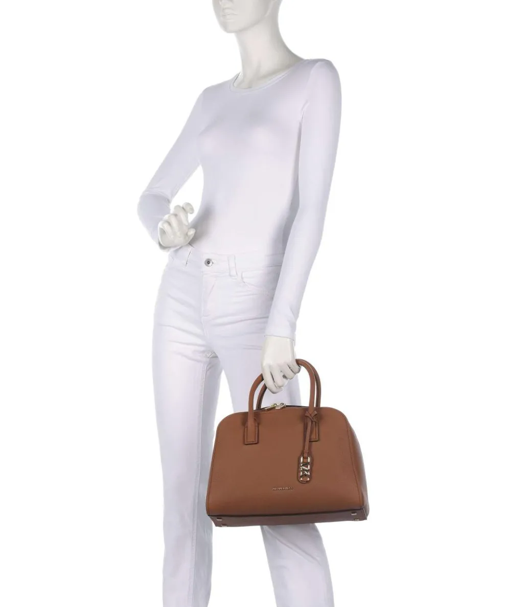 Ashton Medium Handbag grained cow leather brown