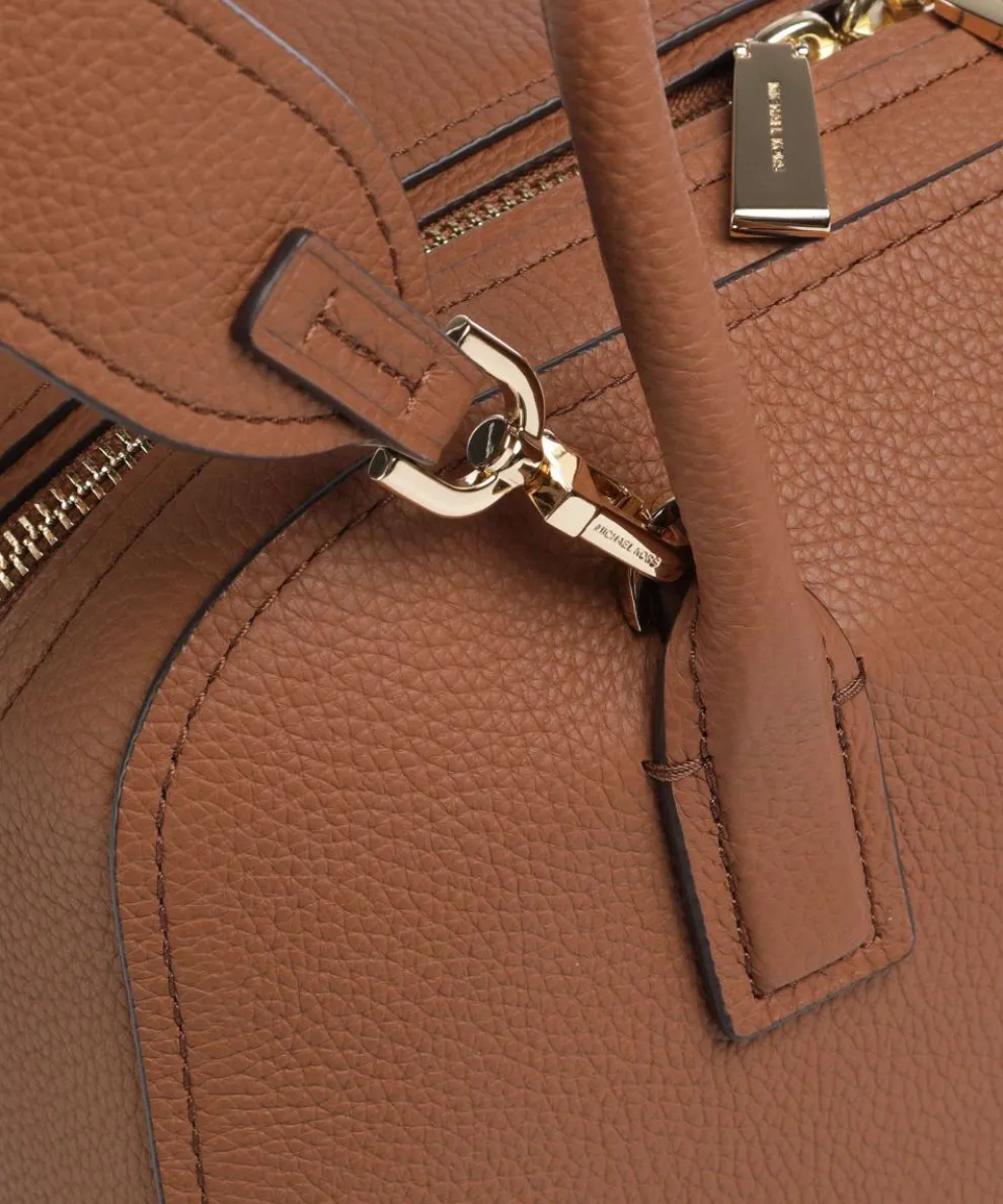 Ashton Medium Handbag grained cow leather brown