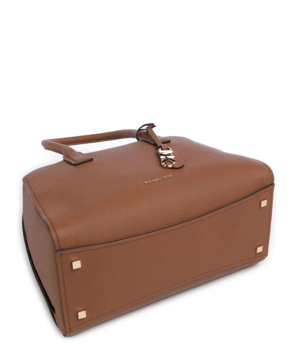 Ashton Medium Handbag grained cow leather brown