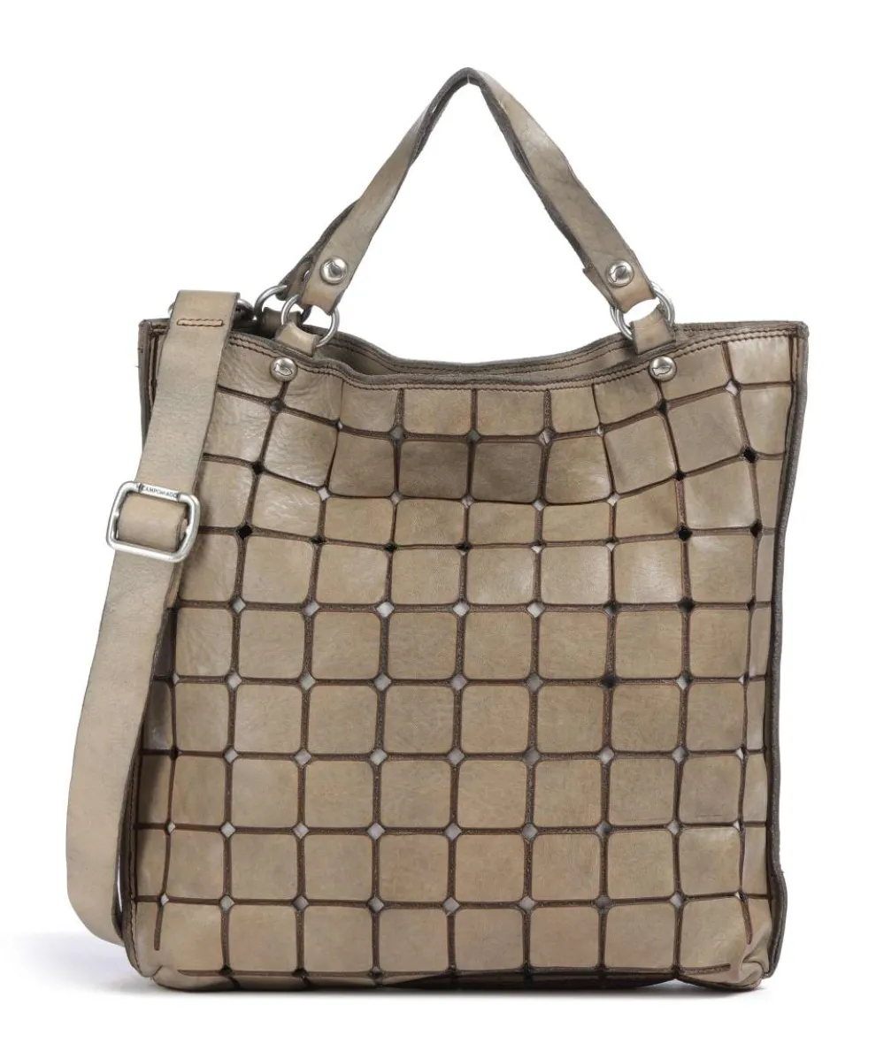 Handbag cow leather beige