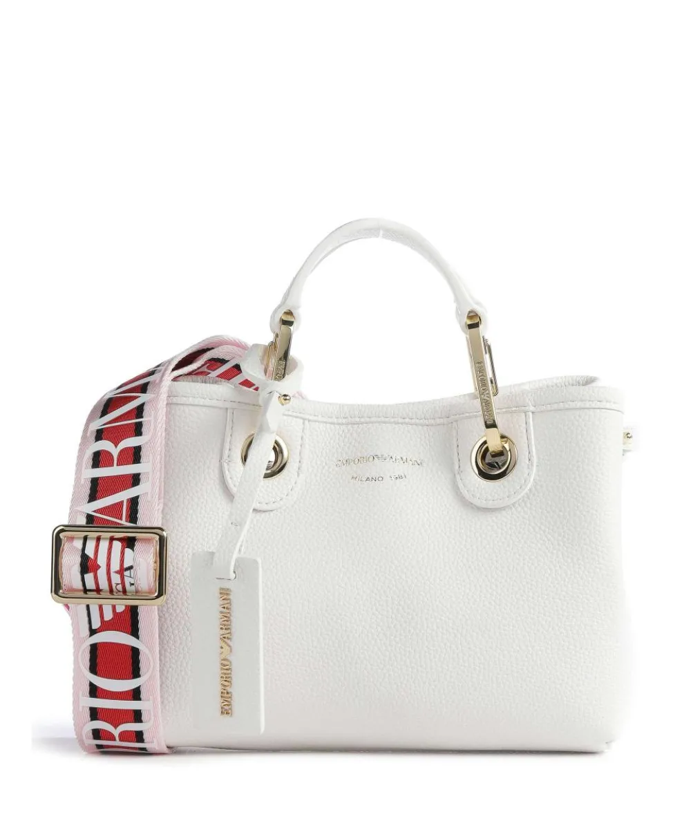 My EA Handbag imitation leather white
