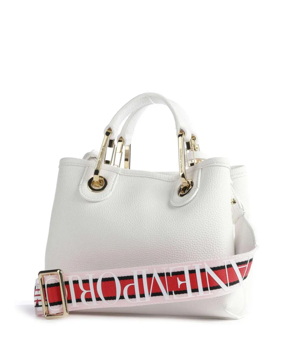 My EA Handbag imitation leather white