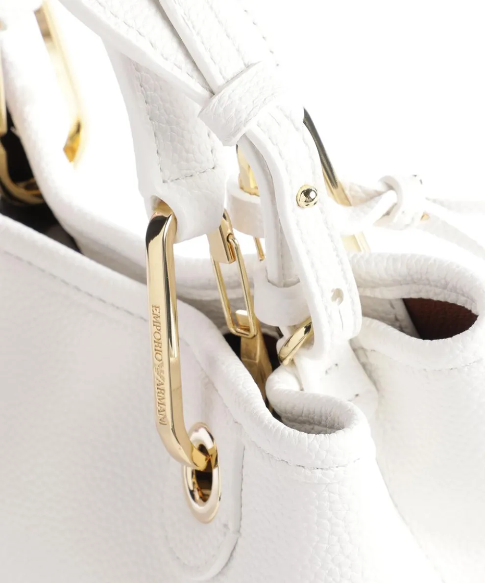 My EA Handbag imitation leather white